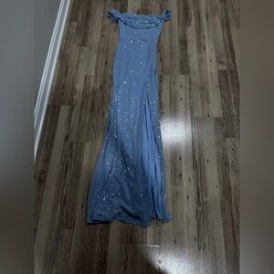Windsor Sparkling Blue Prom Dress